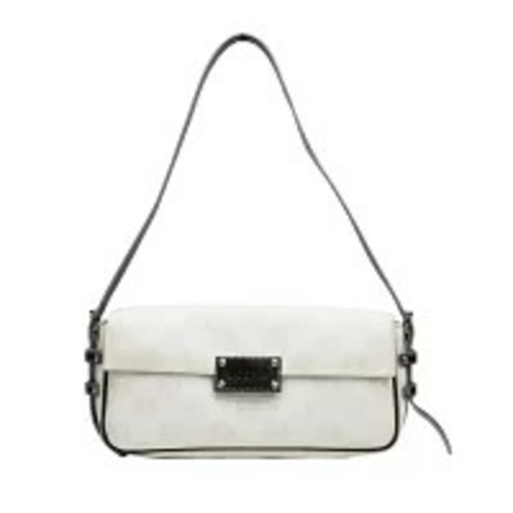 Loewe One Shoulder Hobo Bag Shoulder Handbag White Anagram